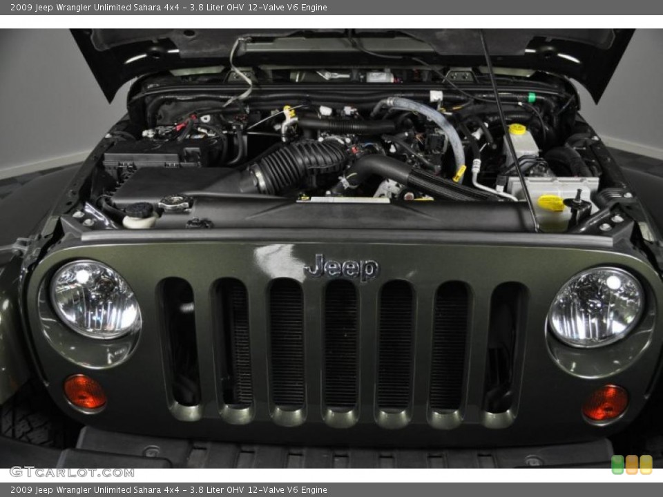 3.8 Liter OHV 12-Valve V6 Engine for the 2009 Jeep Wrangler Unlimited #40189947