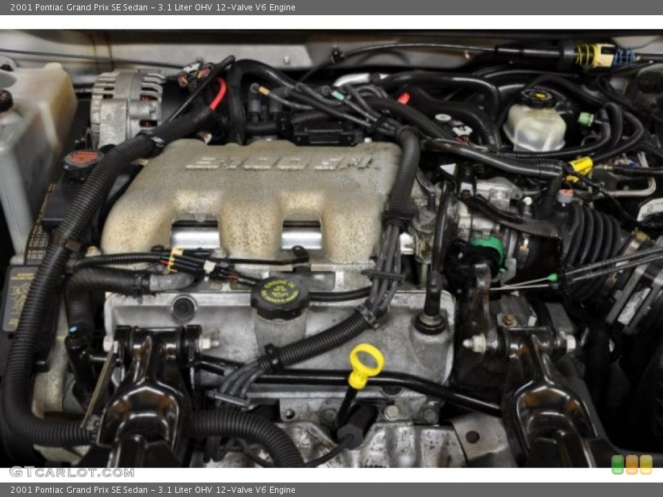 3.1 Liter OHV 12-Valve V6 2001 Pontiac Grand Prix Engine