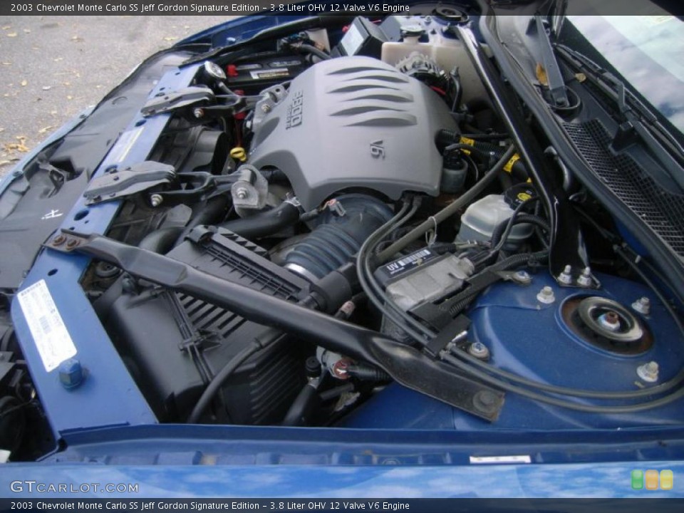 3.8 Liter OHV 12 Valve V6 Engine for the 2003 Chevrolet Monte Carlo #40203940