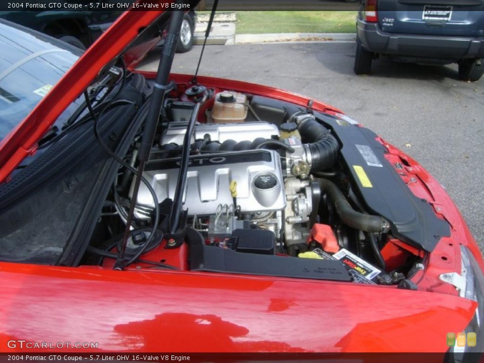 5.7 Liter OHV 16-Valve V8 Engine for the 2004 Pontiac GTO #40204656