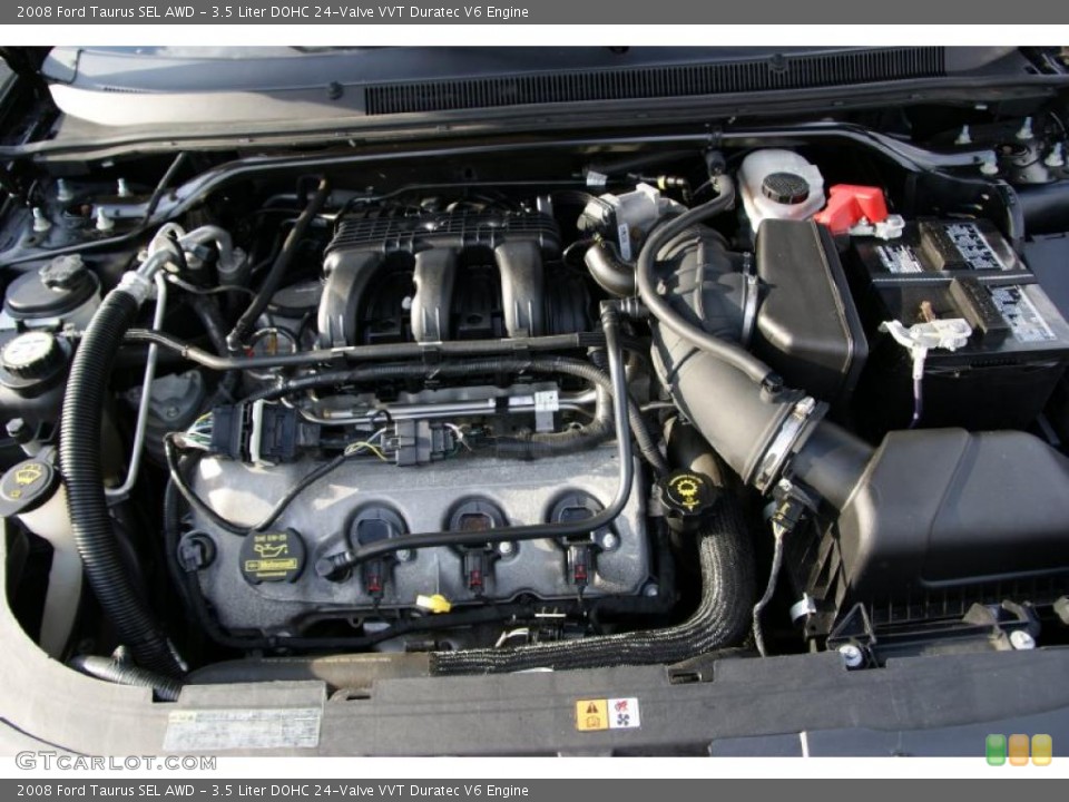 3.5 Liter DOHC 24-Valve VVT Duratec V6 Engine for the 2008 Ford Taurus #40215641