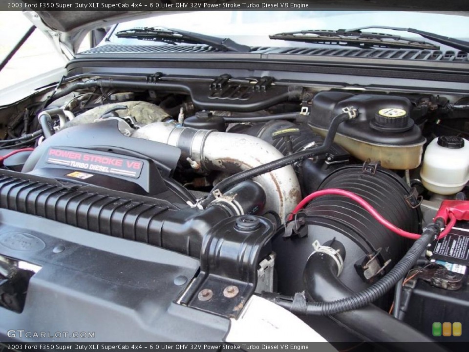 6.0 Liter OHV 32V Power Stroke Turbo Diesel V8 Engine for the 2003 Ford F350 Super Duty #40217364