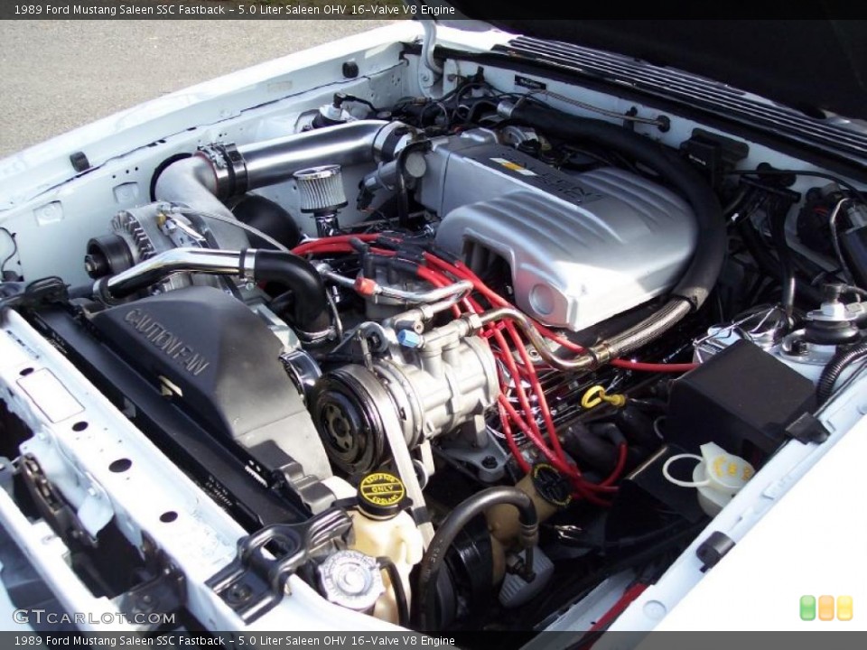 5.0 Liter Saleen OHV 16-Valve V8 Engine for the 1989 Ford Mustang #40217504