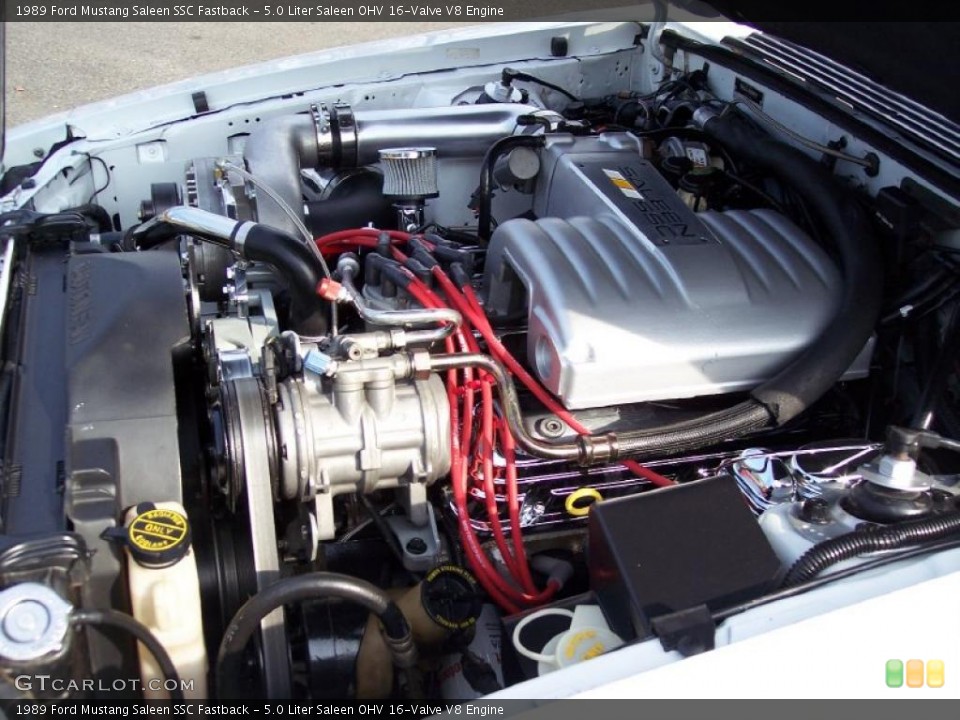 5.0 Liter Saleen OHV 16-Valve V8 Engine for the 1989 Ford Mustang #40217508