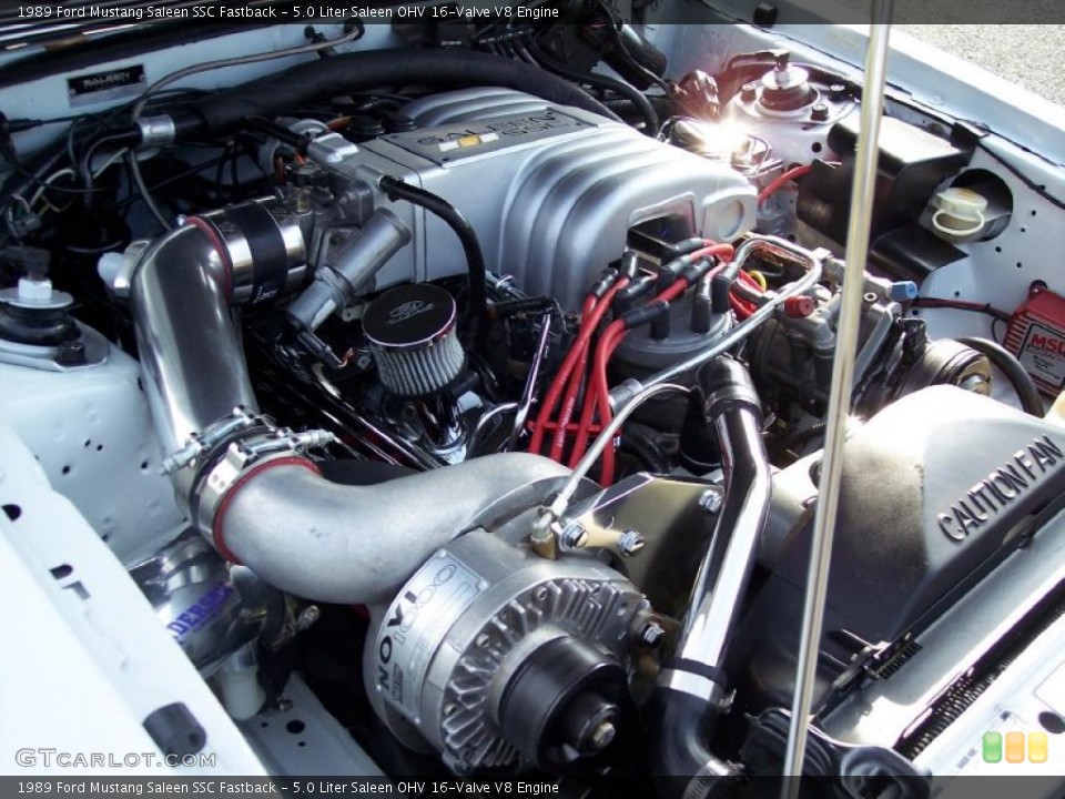 5.0 Liter Saleen OHV 16-Valve V8 Engine for the 1989 Ford Mustang #40217512