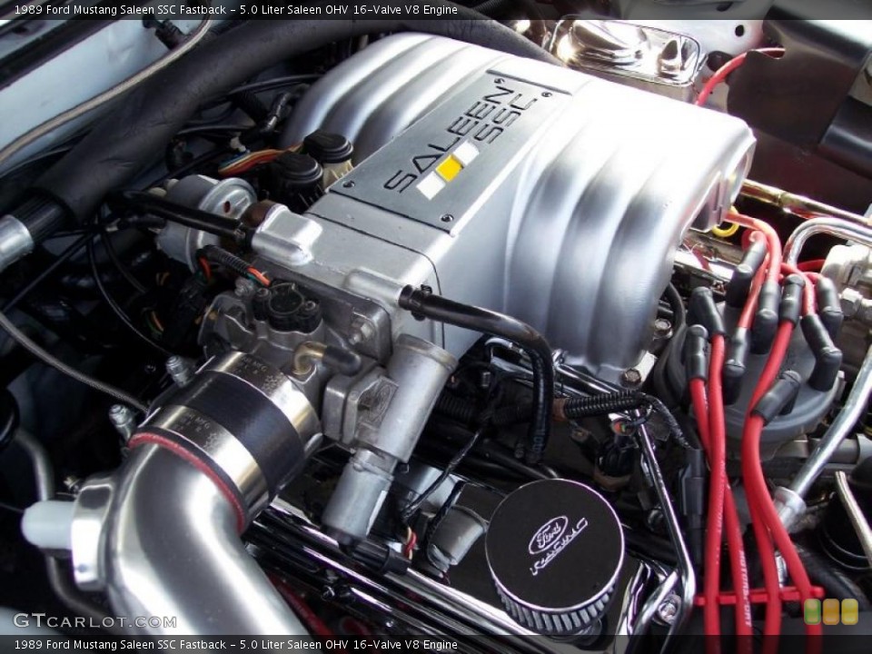 5.0 Liter Saleen OHV 16-Valve V8 Engine for the 1989 Ford Mustang #40217516