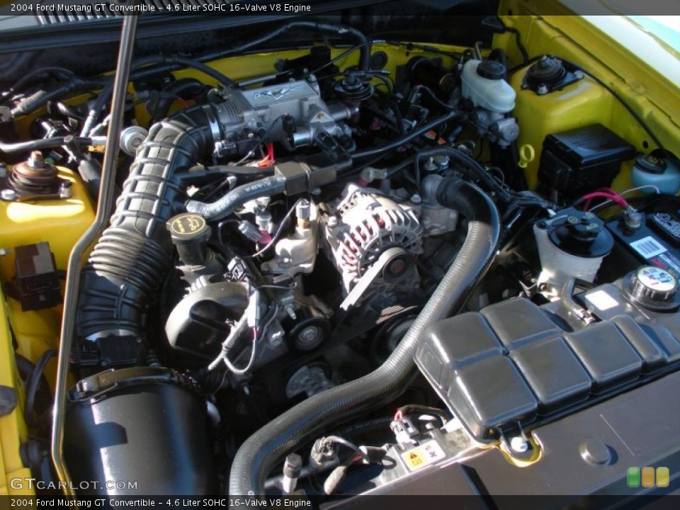 4.6 Liter SOHC 16-Valve V8 Engine for the 2004 Ford Mustang #40225194