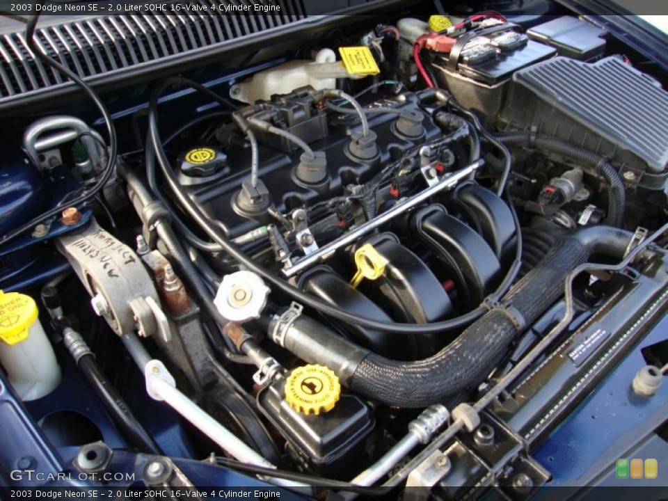 2.0 Liter SOHC 16-Valve 4 Cylinder Engine for the 2003 Dodge Neon #40239162