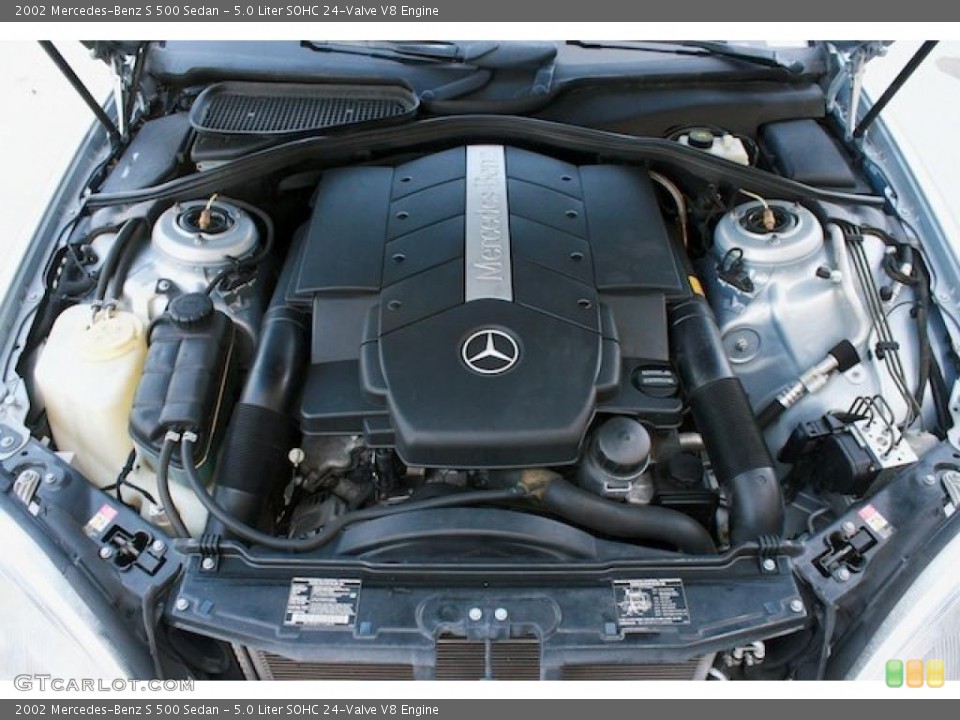 5.0 Liter SOHC 24-Valve V8 Engine for the 2002 Mercedes-Benz S #40247946