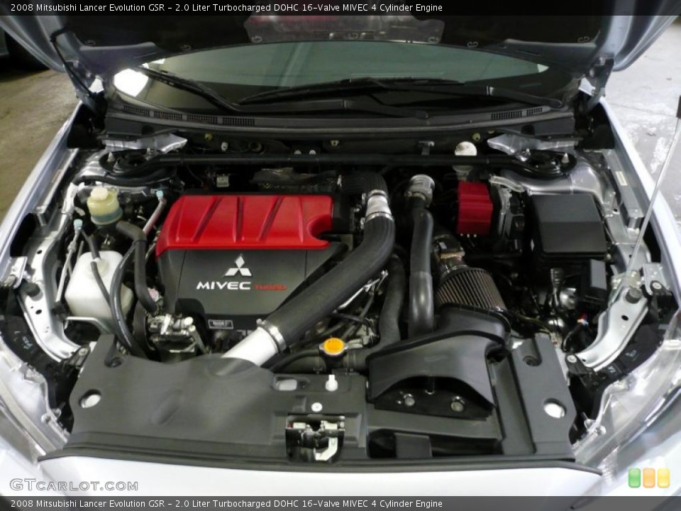 2.0 Liter Turbocharged DOHC 16-Valve MIVEC 4 Cylinder Engine for the 2008 Mitsubishi Lancer Evolution #40256382