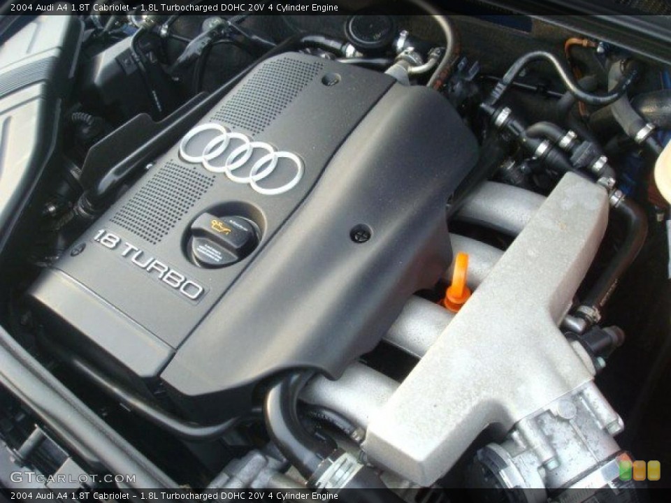 1.8L Turbocharged DOHC 20V 4 Cylinder Engine for the 2004 Audi A4 #40260270