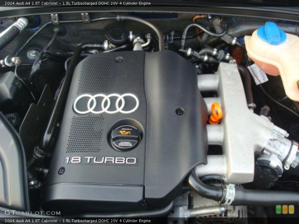 1.8L Turbocharged DOHC 20V 4 Cylinder Engine for the 2004 Audi A4 #40260290