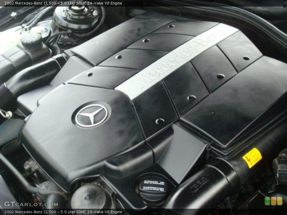 5.0 Liter SOHC 24-Valve V8 Engine for the 2002 Mercedes-Benz CL #40263134
