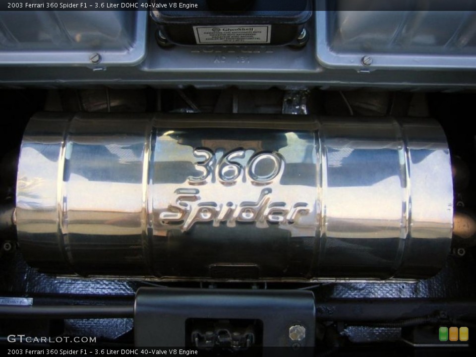 3.6 Liter DOHC 40-Valve V8 Engine for the 2003 Ferrari 360 #40264886