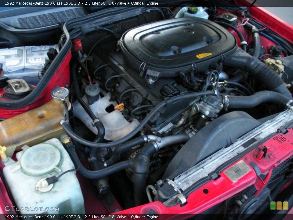 2.3 Liter SOHC 8-Valve 4 Cylinder 1992 Mercedes-Benz 190 Class Engine