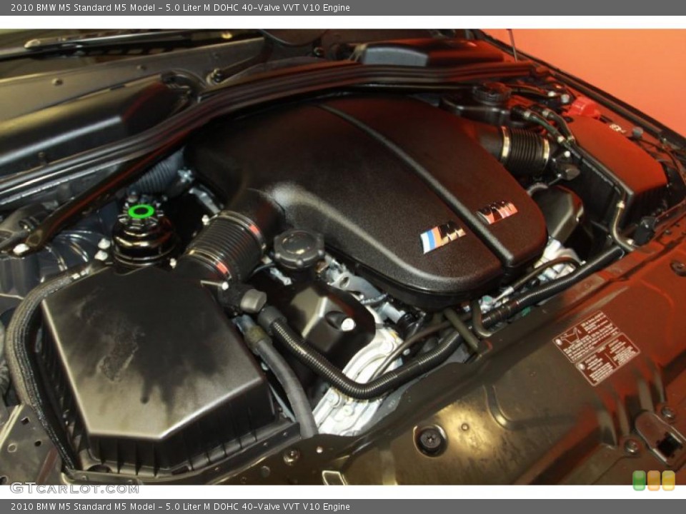 5.0 Liter M DOHC 40-Valve VVT V10 Engine for the 2010 BMW M5 #40270966