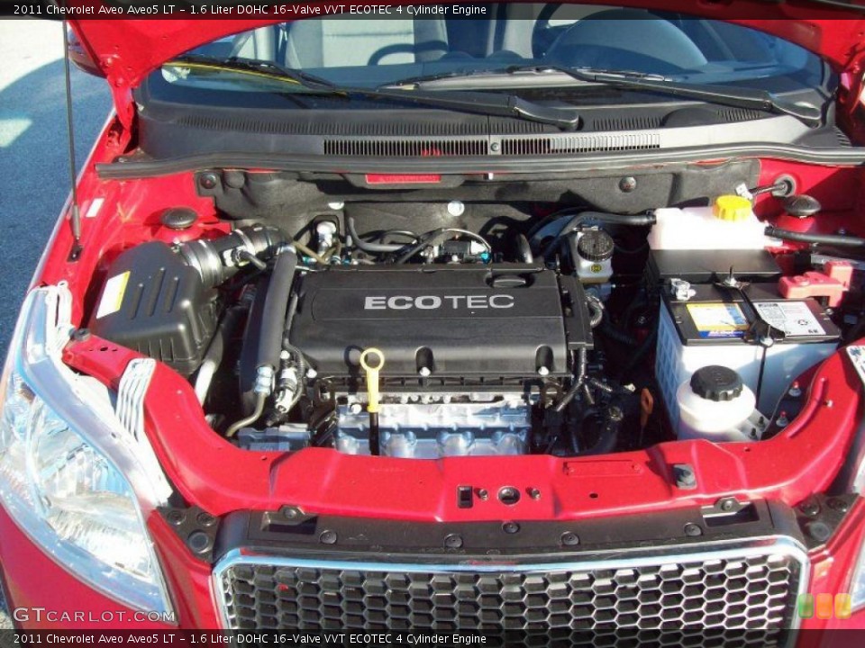 1.6 Liter DOHC 16-Valve VVT ECOTEC 4 Cylinder Engine for the 2011 Chevrolet Aveo #40272966