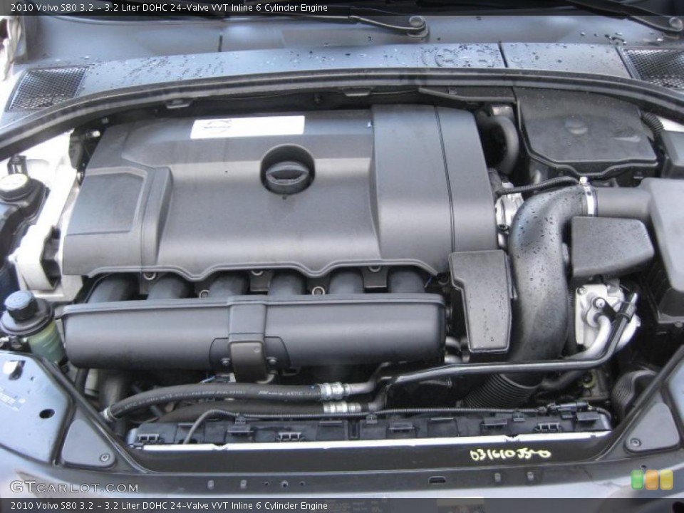 3.2 Liter DOHC 24-Valve VVT Inline 6 Cylinder Engine for the 2010 Volvo S80 #40283922