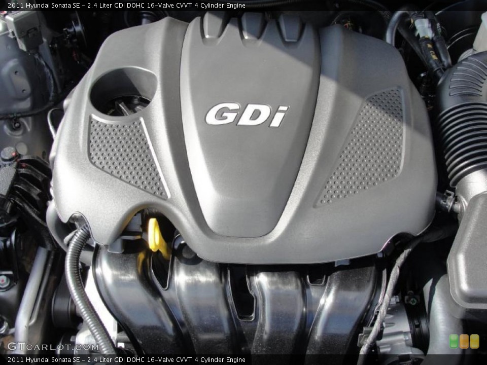 2.4 Liter GDI DOHC 16-Valve CVVT 4 Cylinder Engine for the 2011 Hyundai Sonata #40288438