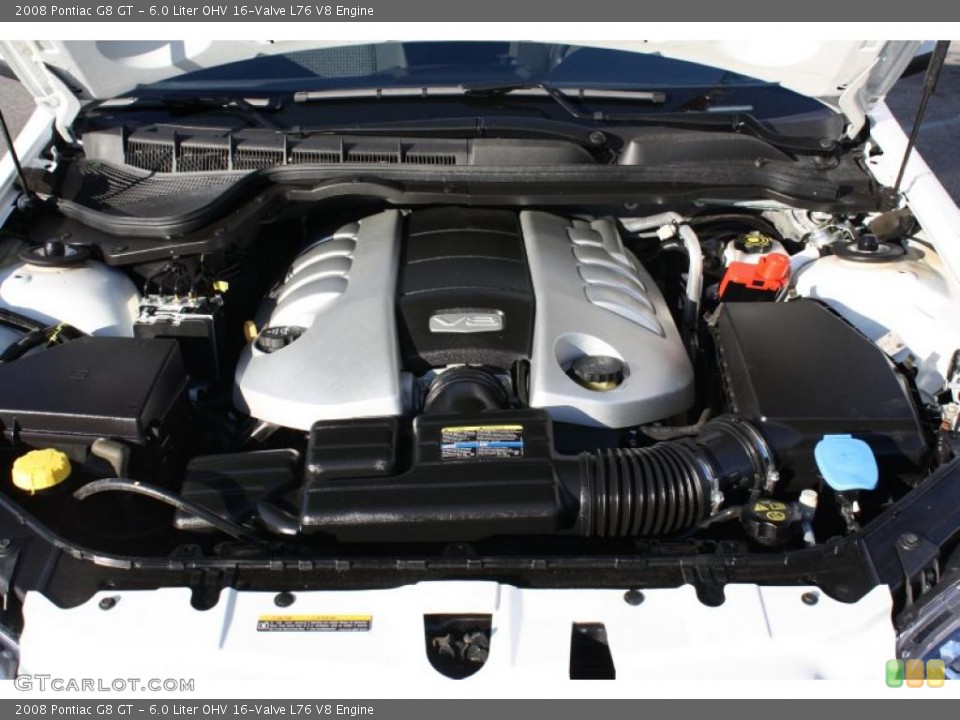 6.0 Liter OHV 16-Valve L76 V8 Engine for the 2008 Pontiac G8 #40294243