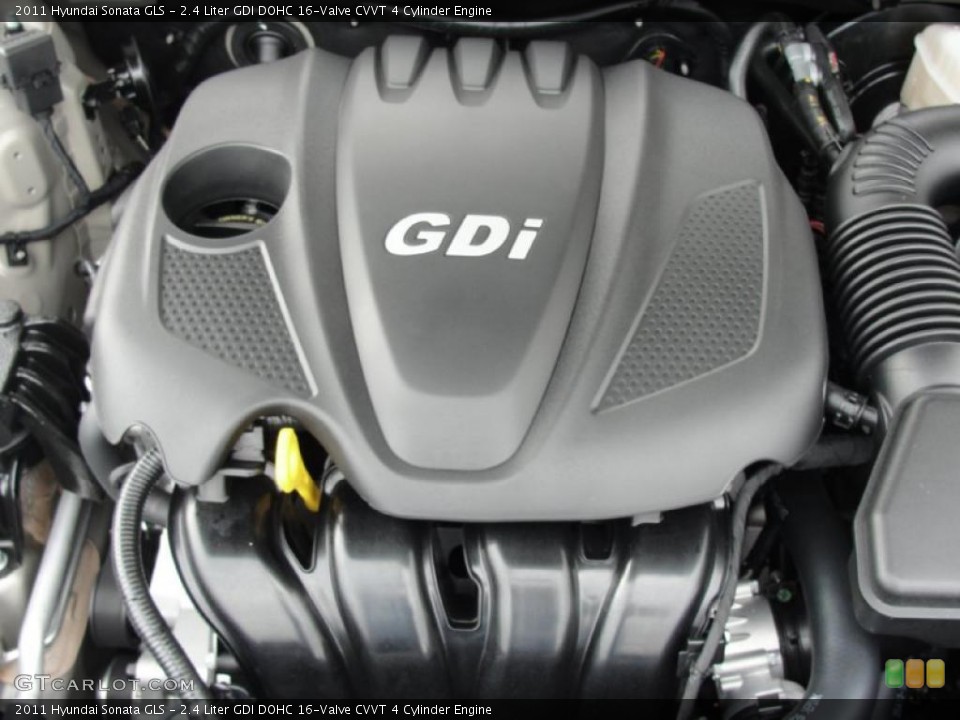2.4 Liter GDI DOHC 16-Valve CVVT 4 Cylinder Engine for the 2011 Hyundai Sonata #40305716