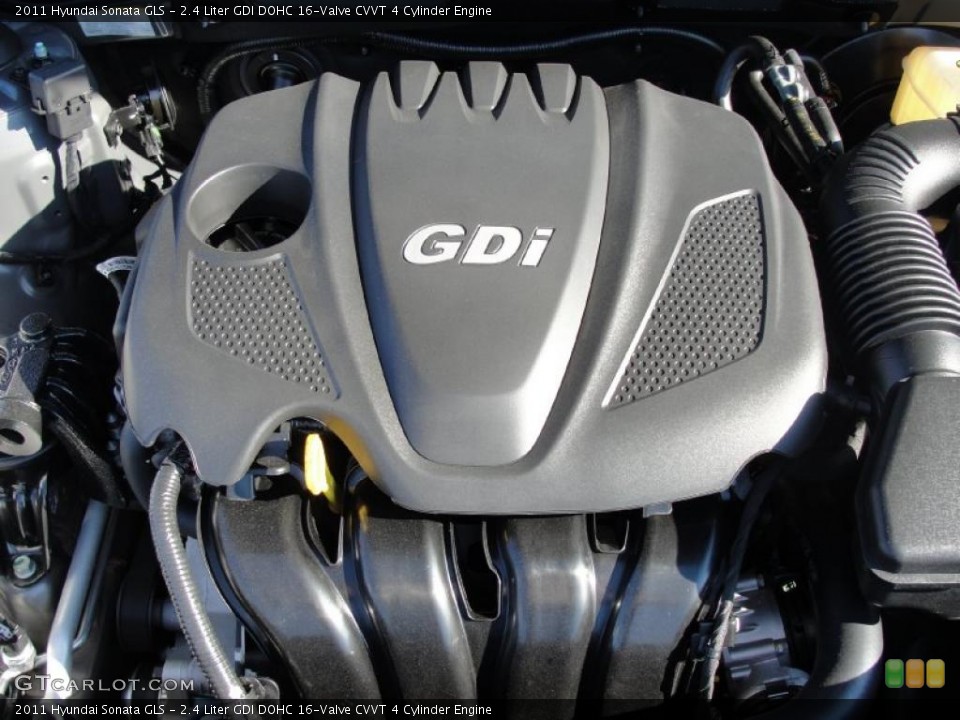 2.4 Liter GDI DOHC 16-Valve CVVT 4 Cylinder Engine for the 2011 Hyundai Sonata #40306752
