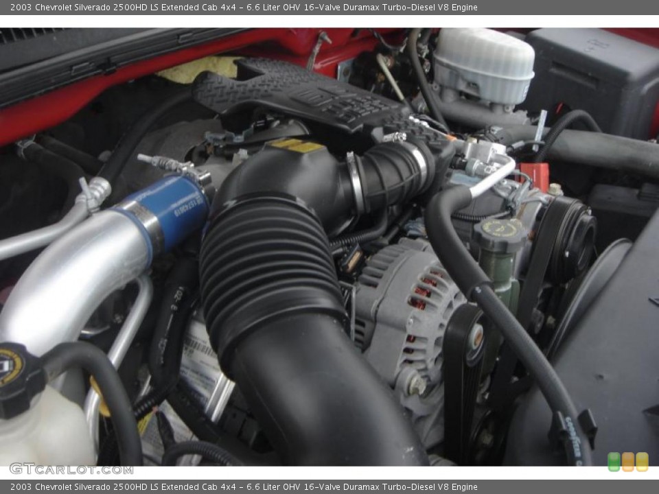 6.6 Liter OHV 16-Valve Duramax Turbo-Diesel V8 Engine for the 2003 Chevrolet Silverado 2500HD #40310148