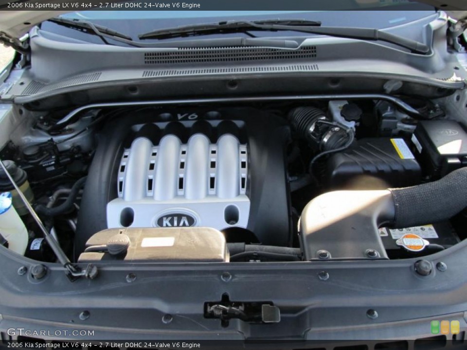 2.7 Liter DOHC 24-Valve V6 Engine for the 2006 Kia Sportage #40311048