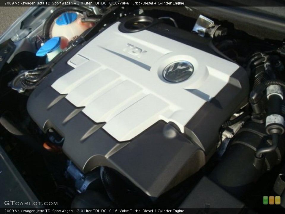 2.0 Liter TDI  DOHC 16-Valve Turbo-Diesel 4 Cylinder Engine for the 2009 Volkswagen Jetta #40319408