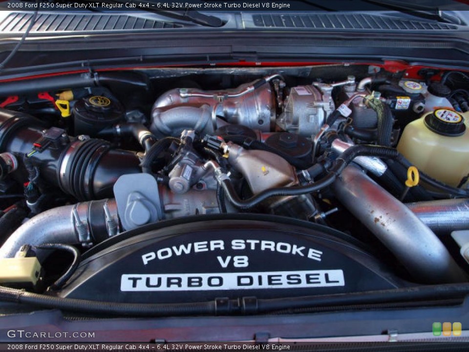 6.4L 32V Power Stroke Turbo Diesel V8 Engine for the 2008 Ford F250 Super Duty #40321304