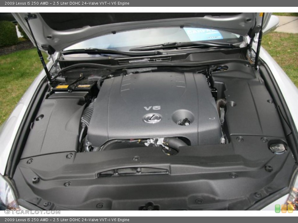 2.5 Liter DOHC 24-Valve VVT-i V6 Engine for the 2009 Lexus IS #40327156