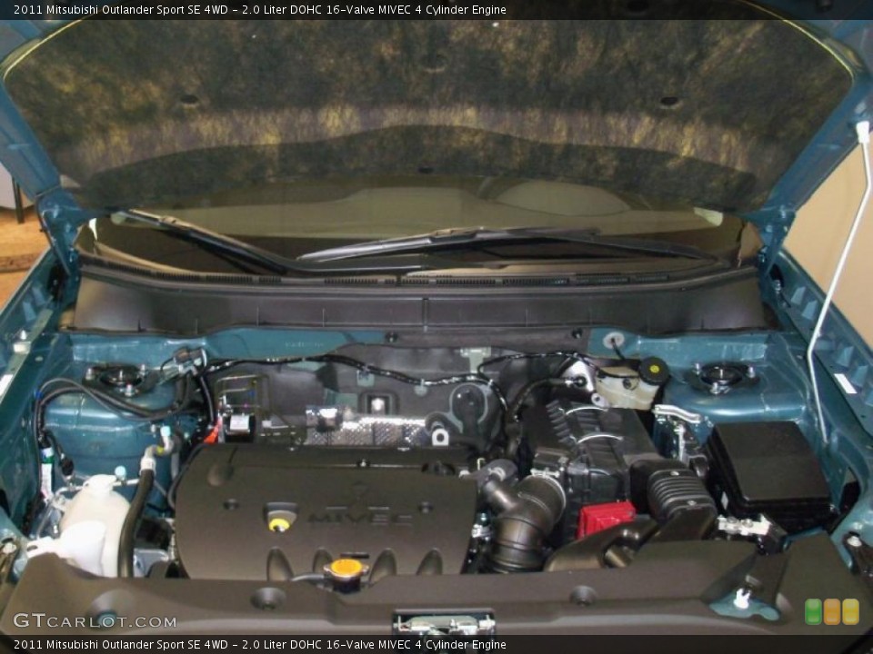 2.0 Liter DOHC 16-Valve MIVEC 4 Cylinder Engine for the 2011 Mitsubishi Outlander Sport #40329561