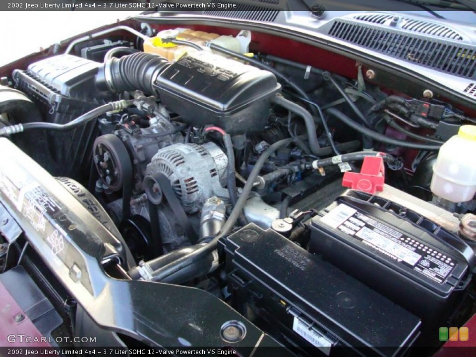 3.7 Liter SOHC 12-Valve Powertech V6 Engine for the 2002 Jeep Liberty #40361633