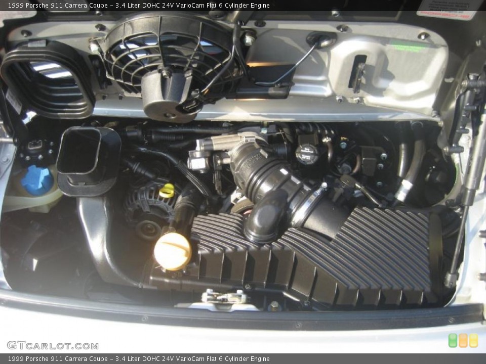 3.4 Liter DOHC 24V VarioCam Flat 6 Cylinder Engine for the 1999 Porsche 911 #40363445