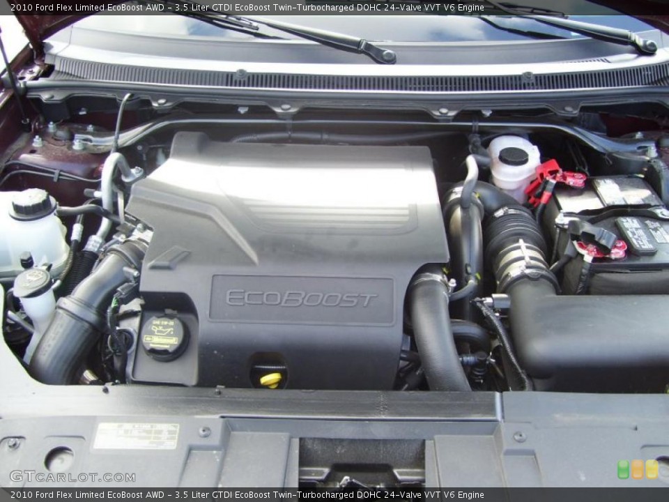 3.5 Liter GTDI EcoBoost Twin-Turbocharged DOHC 24-Valve VVT V6 Engine for the 2010 Ford Flex #40371241