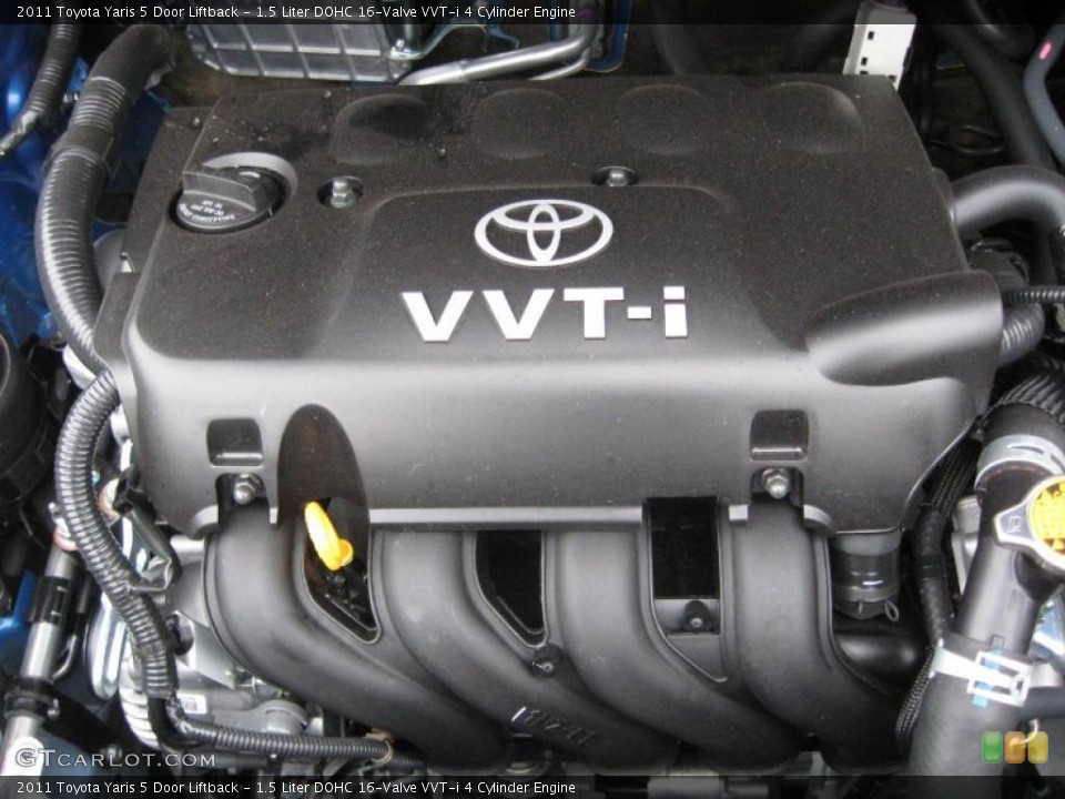 1.5 Liter DOHC 16-Valve VVT-i 4 Cylinder Engine for the 2011 Toyota Yaris #40376801