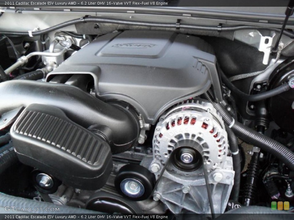 6.2 Liter OHV 16-Valve VVT Flex-Fuel V8 Engine for the 2011 Cadillac Escalade #40379341