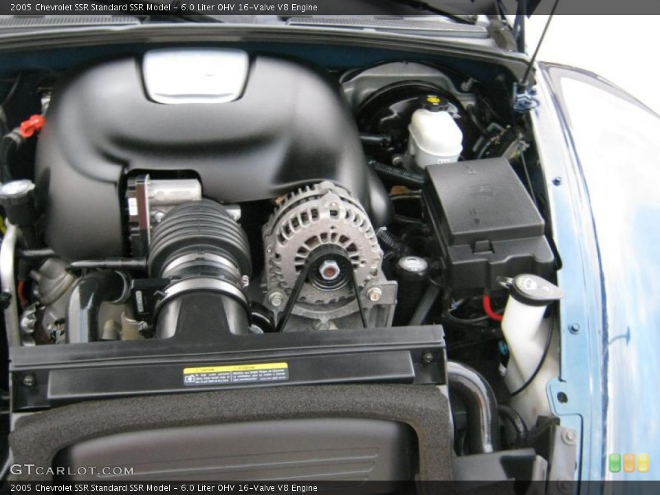 6.0 Liter OHV 16-Valve V8 Engine for the 2005 Chevrolet SSR #40387633