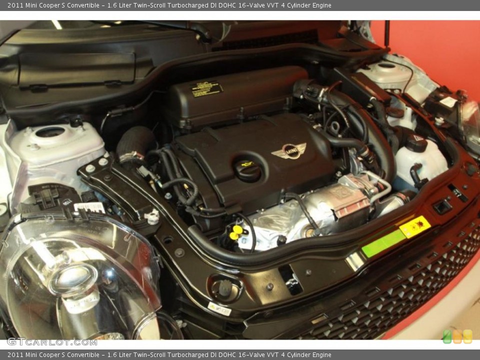 1.6 Liter Twin-Scroll Turbocharged DI DOHC 16-Valve VVT 4 Cylinder Engine for the 2011 Mini Cooper #40391449