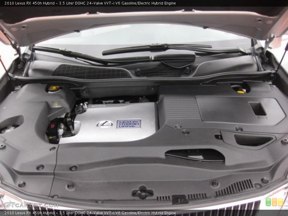 3.5 Liter DOHC 24-Valve VVT-i V6 Gasoline/Electric Hybrid Engine for the 2010 Lexus RX #40398141