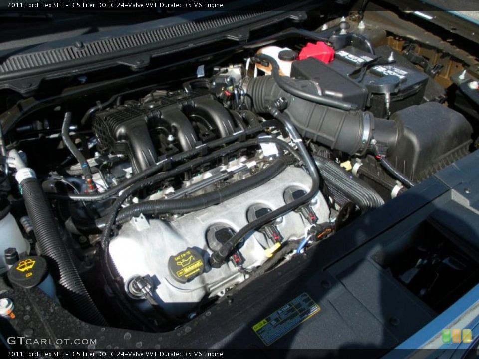 3.5 Liter DOHC 24-Valve VVT Duratec 35 V6 Engine for the 2011 Ford Flex #40412392