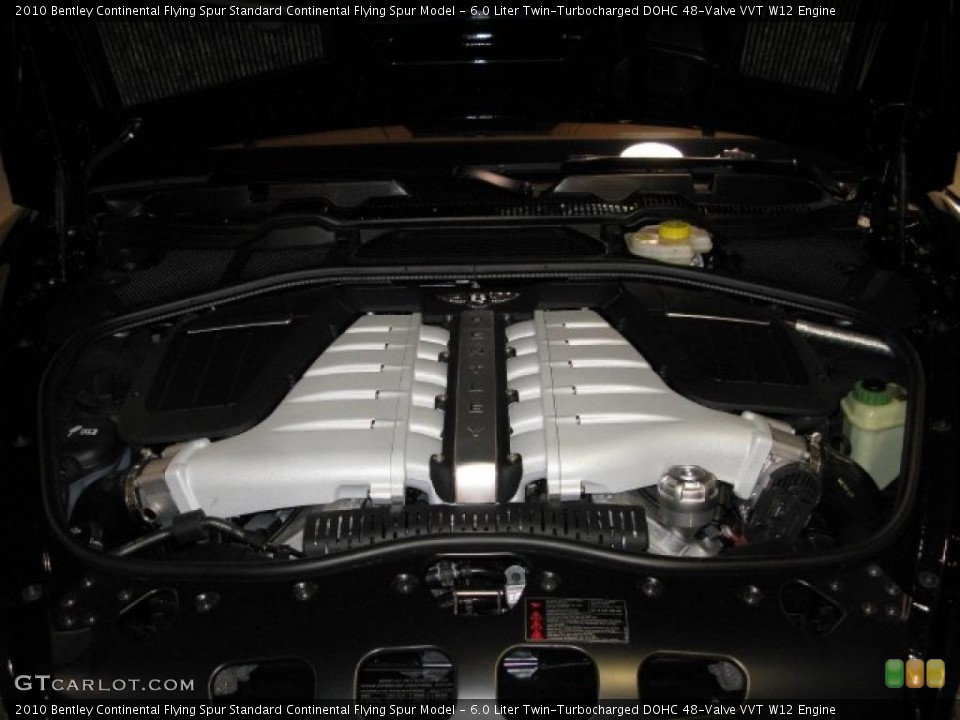 6.0 Liter Twin-Turbocharged DOHC 48-Valve VVT W12 Engine for the 2010 Bentley Continental Flying Spur #40414604