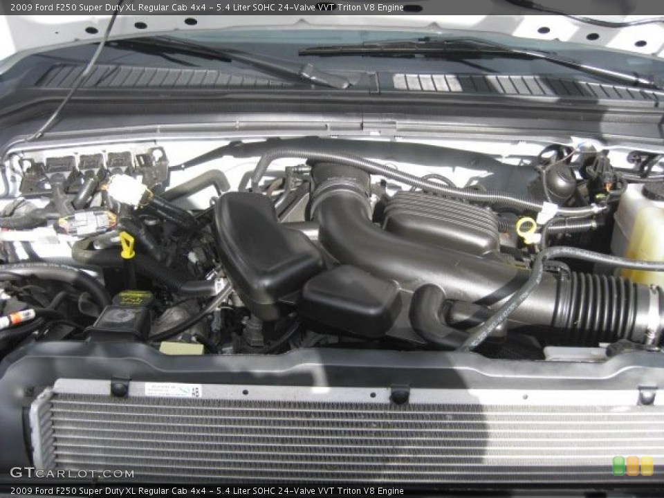 5.4 Liter SOHC 24-Valve VVT Triton V8 Engine for the 2009 Ford F250 Super Duty #40423252