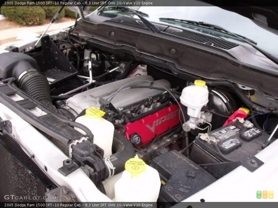 8.3 Liter SRT OHV 20-Valve V10 Engine for the 2005 Dodge Ram 1500 #40424416