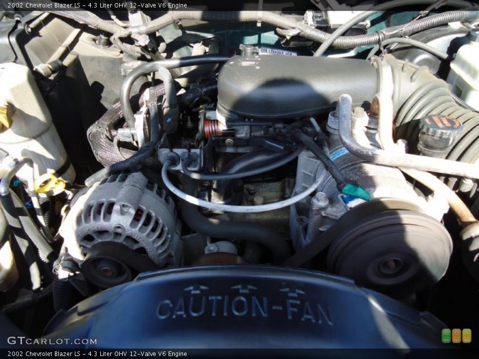 4.3 Liter OHV 12-Valve V6 Engine for the 2002 Chevrolet Blazer #40435288