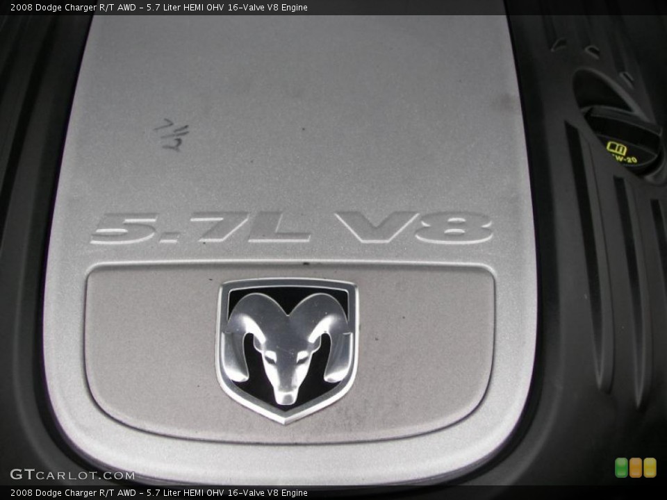 5.7 Liter HEMI OHV 16-Valve V8 Engine for the 2008 Dodge Charger #40443765