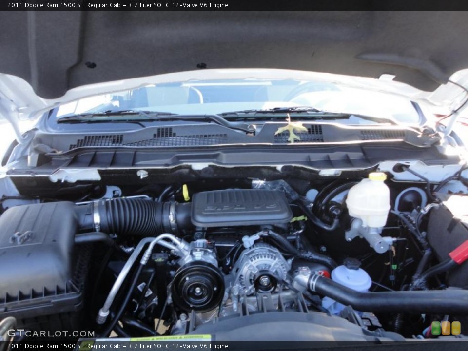 3.7 Liter SOHC 12-Valve V6 Engine for the 2011 Dodge Ram 1500 #40447257