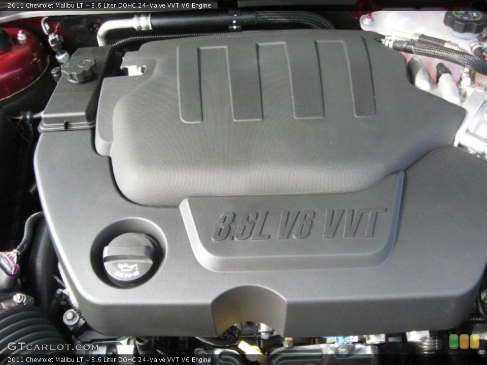 3.6 Liter DOHC 24-Valve VVT V6 Engine for the 2011 Chevrolet Malibu #40447525