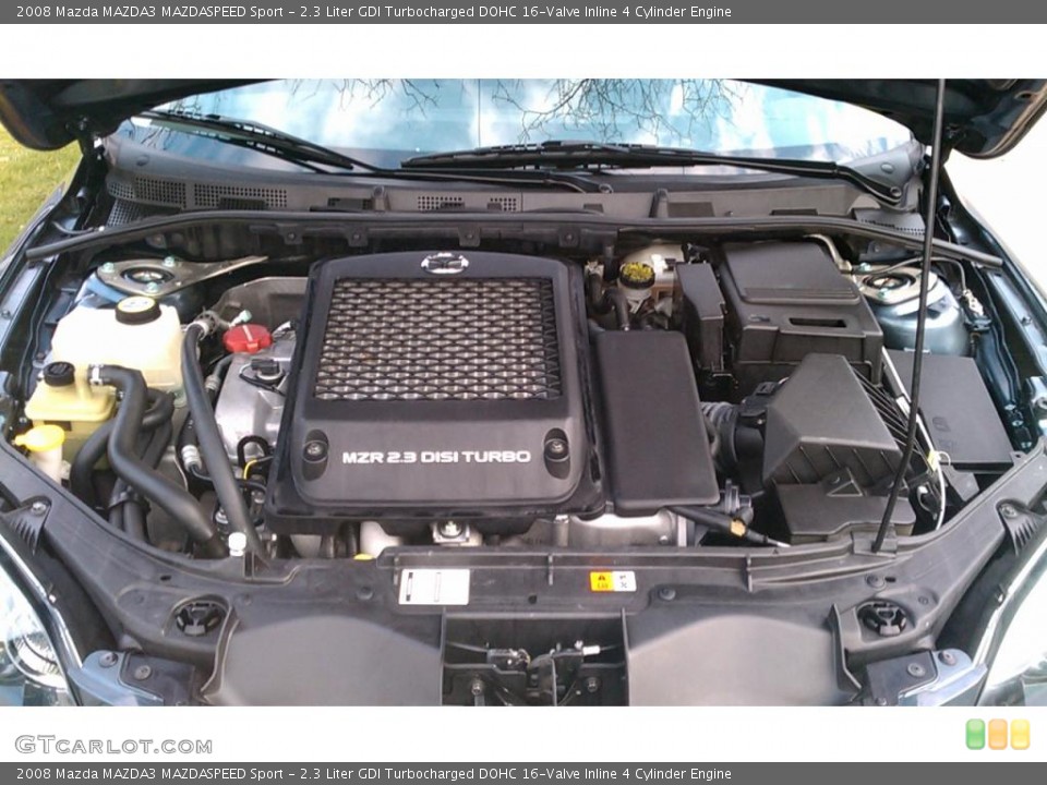 2.3 Liter GDI Turbocharged DOHC 16-Valve Inline 4 Cylinder Engine for the 2008 Mazda MAZDA3 #40451377