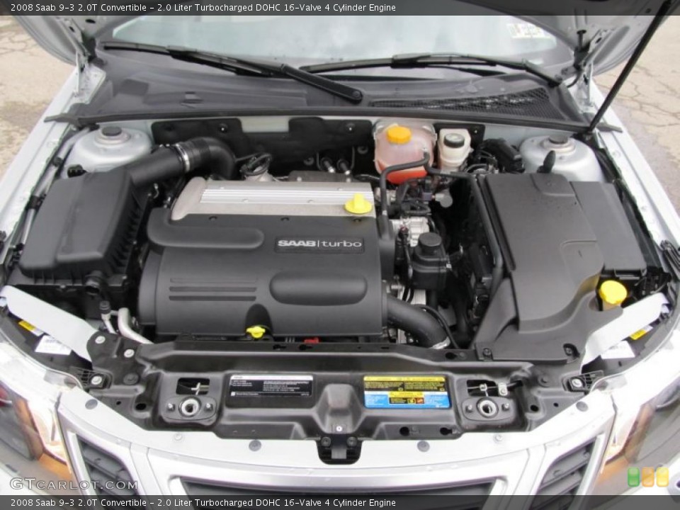 2.0 Liter Turbocharged DOHC 16-Valve 4 Cylinder Engine for the 2008 Saab 9-3 #40465879
